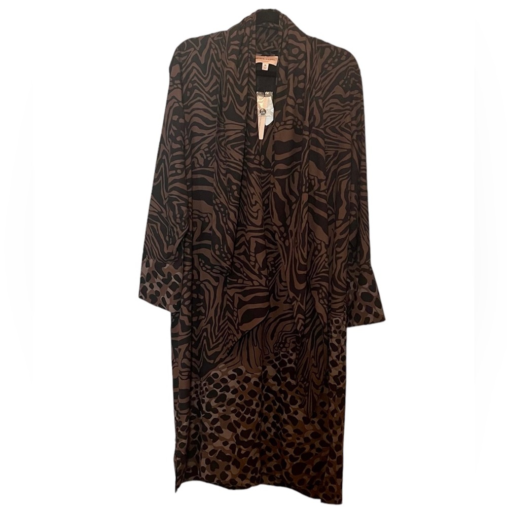 Chicos Black Label Animal Print Dress Sz XL NWT